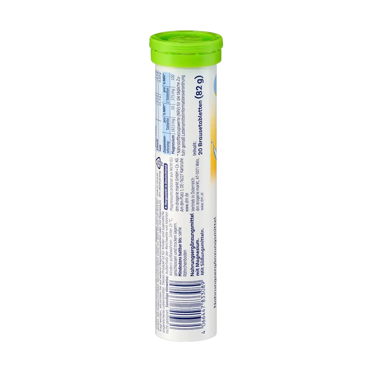 MAGNESIUM MIVOLIS dm 187.5MG 20 COMPRIMES